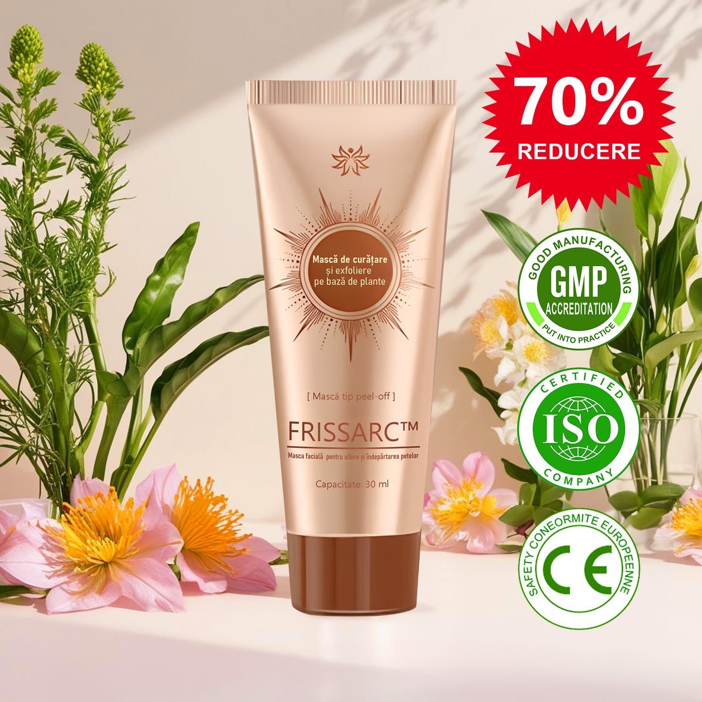 🎁 Felicitări! Te numeri printre primele 200 de comenzi! Profită acum de o reducere suplimentară de 50%! Acționează acum pentru a avea grijă de sănătatea pielii tale. Dacă ratezi această ocazie, la anul s-ar putea să nu mai existe! 🎁 Grăbește-te!